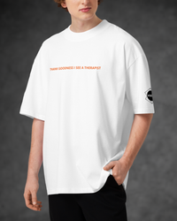 Thank Goodness — Oversized Mock Neck T-shirt