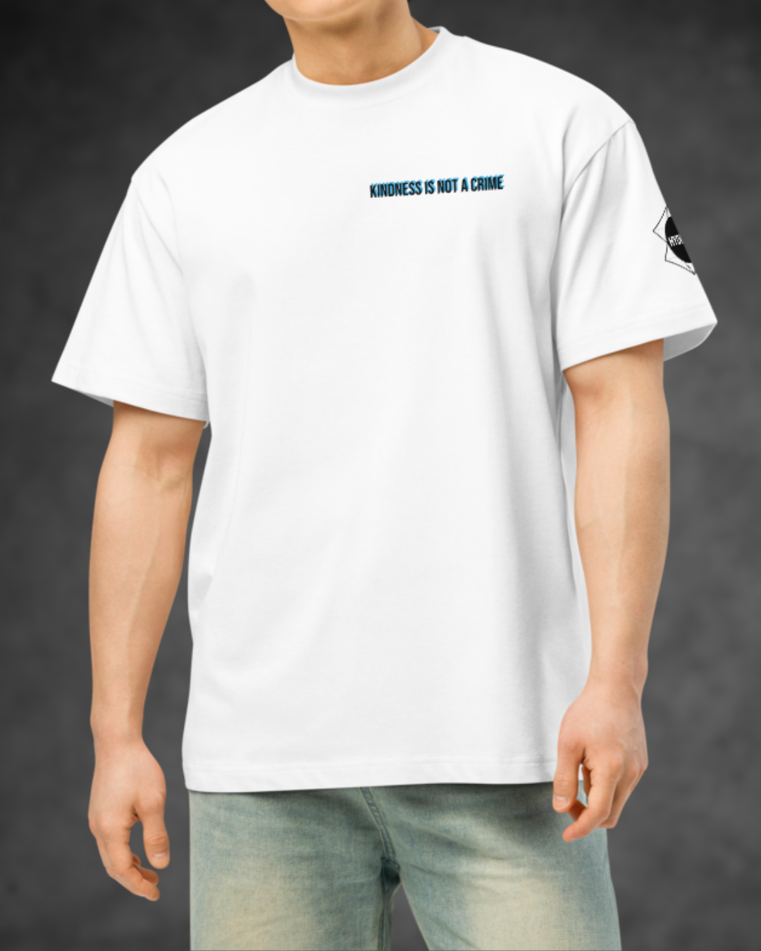 Unisex Oversized Box Tee T-Shirt with 