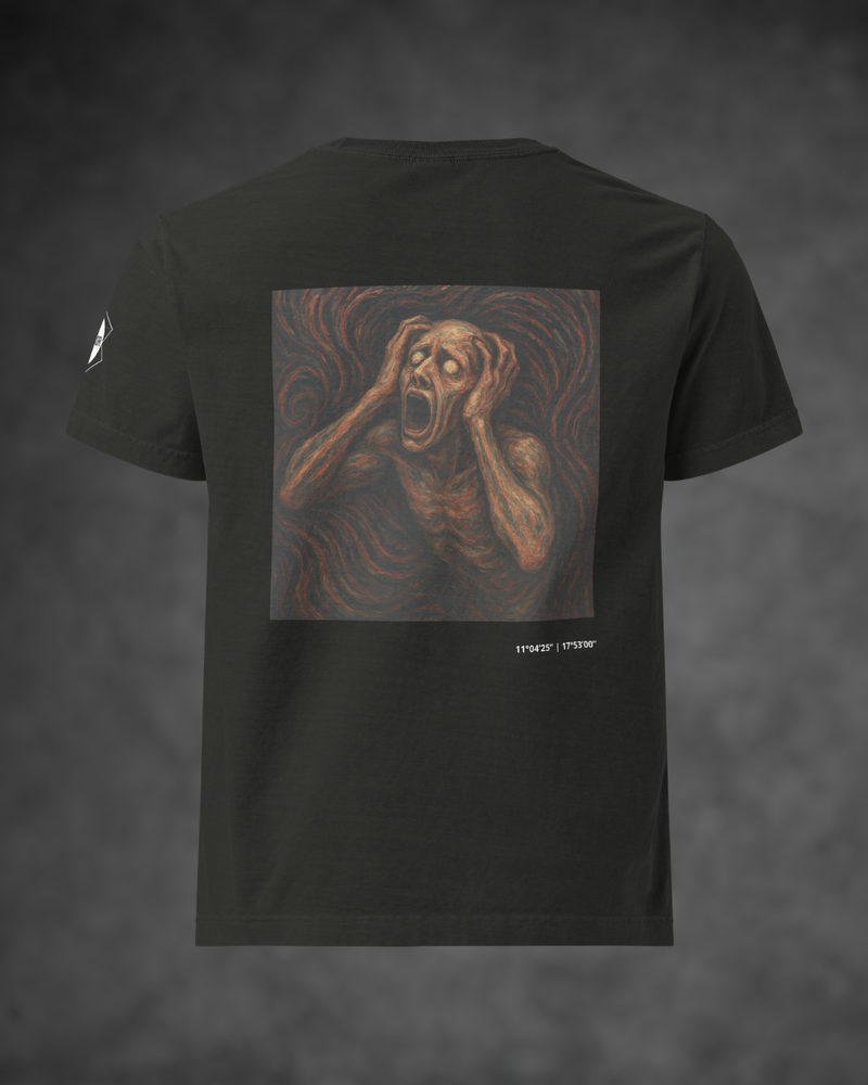 Hydecor Inner Chaos oversized boxy tee nera