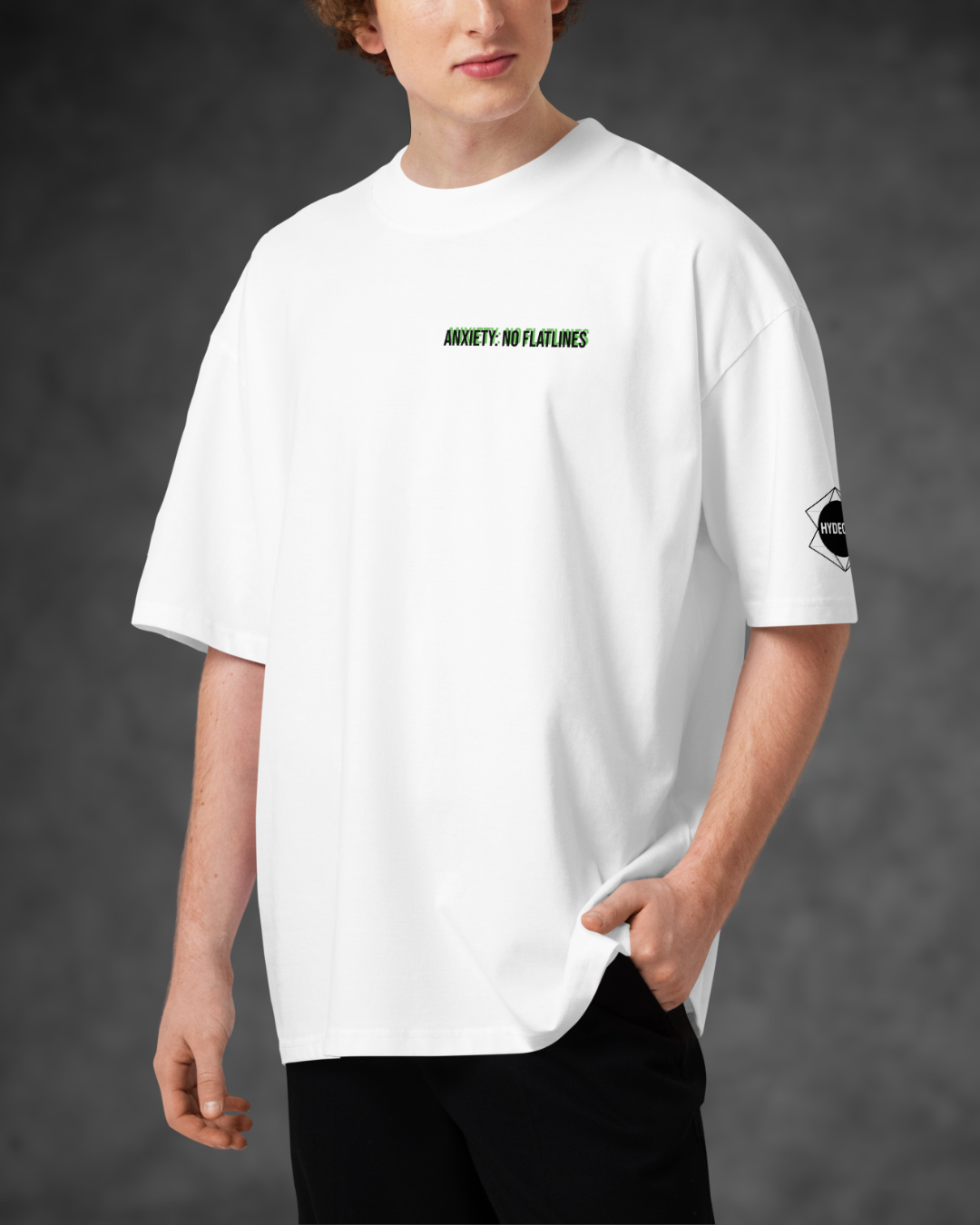 Medusa Graffiti Graphic Oversized Mock Neck T-shirts